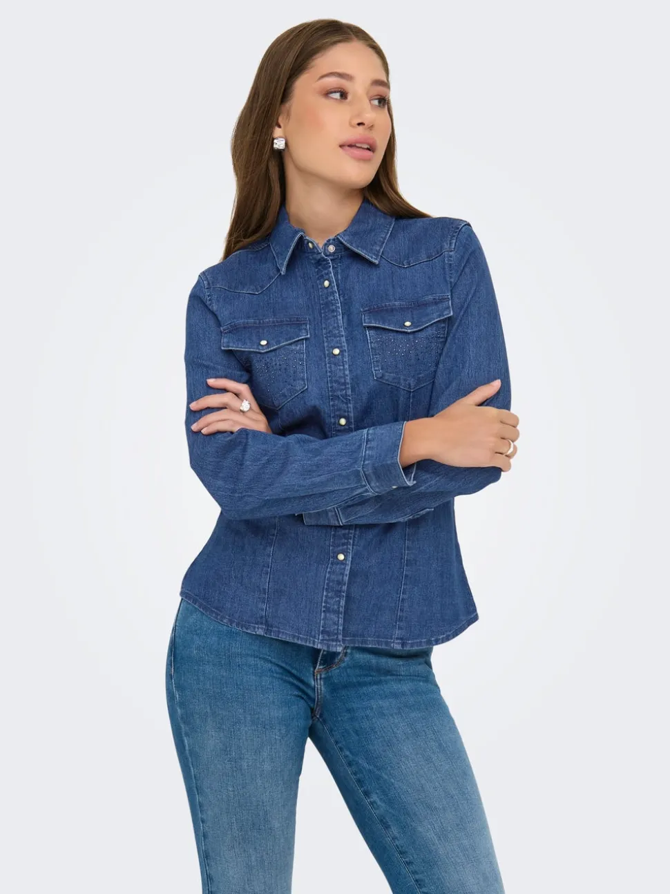 ONLSASIA Denimskjorta