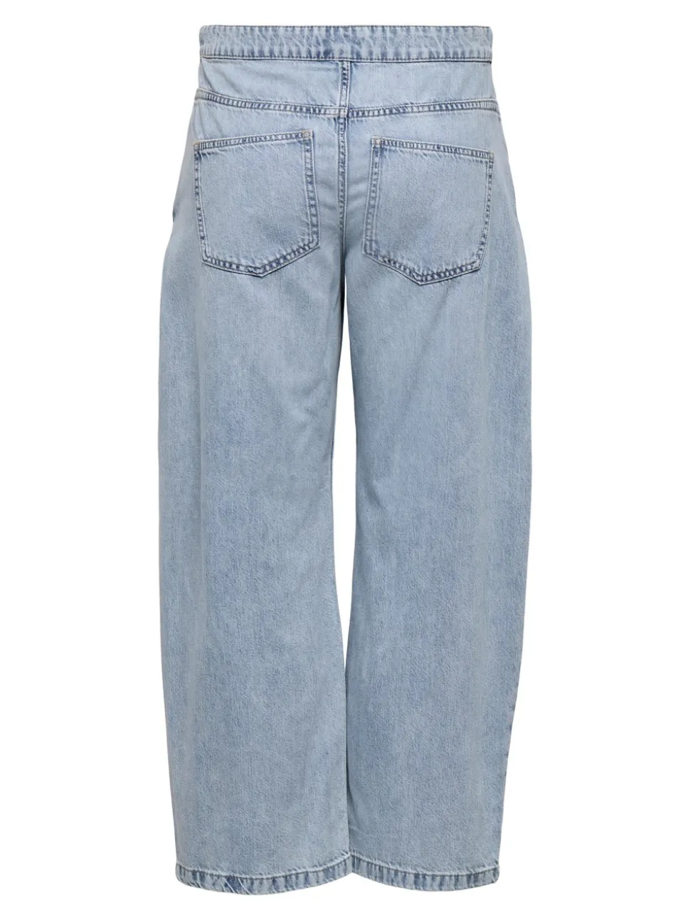 ONLSAVONA Medelhög midja Barrel-passform Ankellängd Jeans