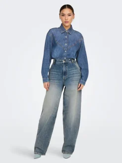 ONLSEVIGNY Denimskjorta
