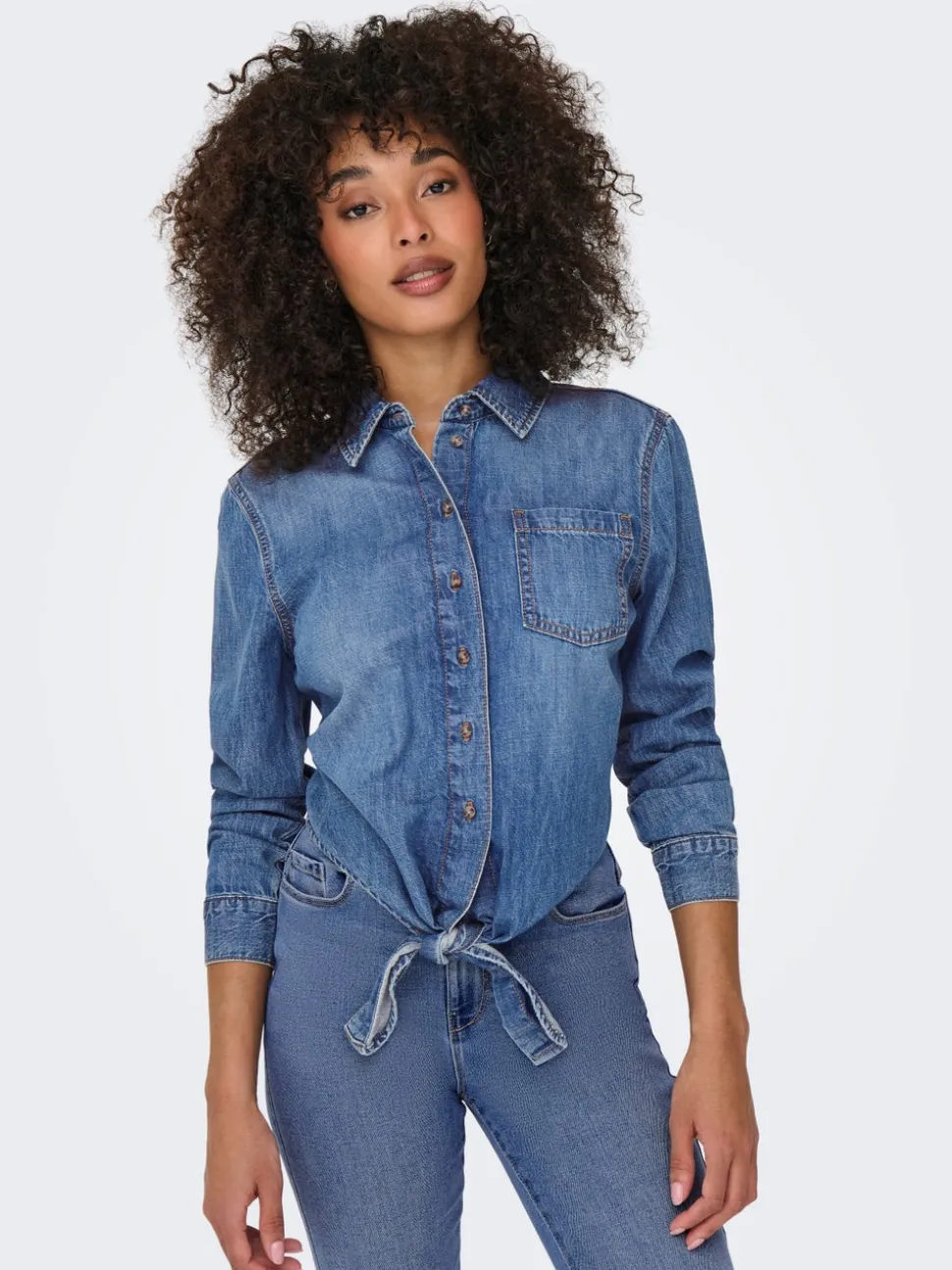 ONLSEVIGNY Denimskjorta