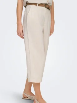 ONLSIESTA Cropped Fit Linne Culottebyxor