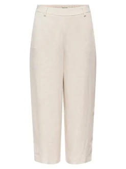 ONLSIESTA Cropped Fit Linne Culottebyxor