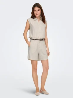 ONLSIESTA Normal passform Linne Shorts