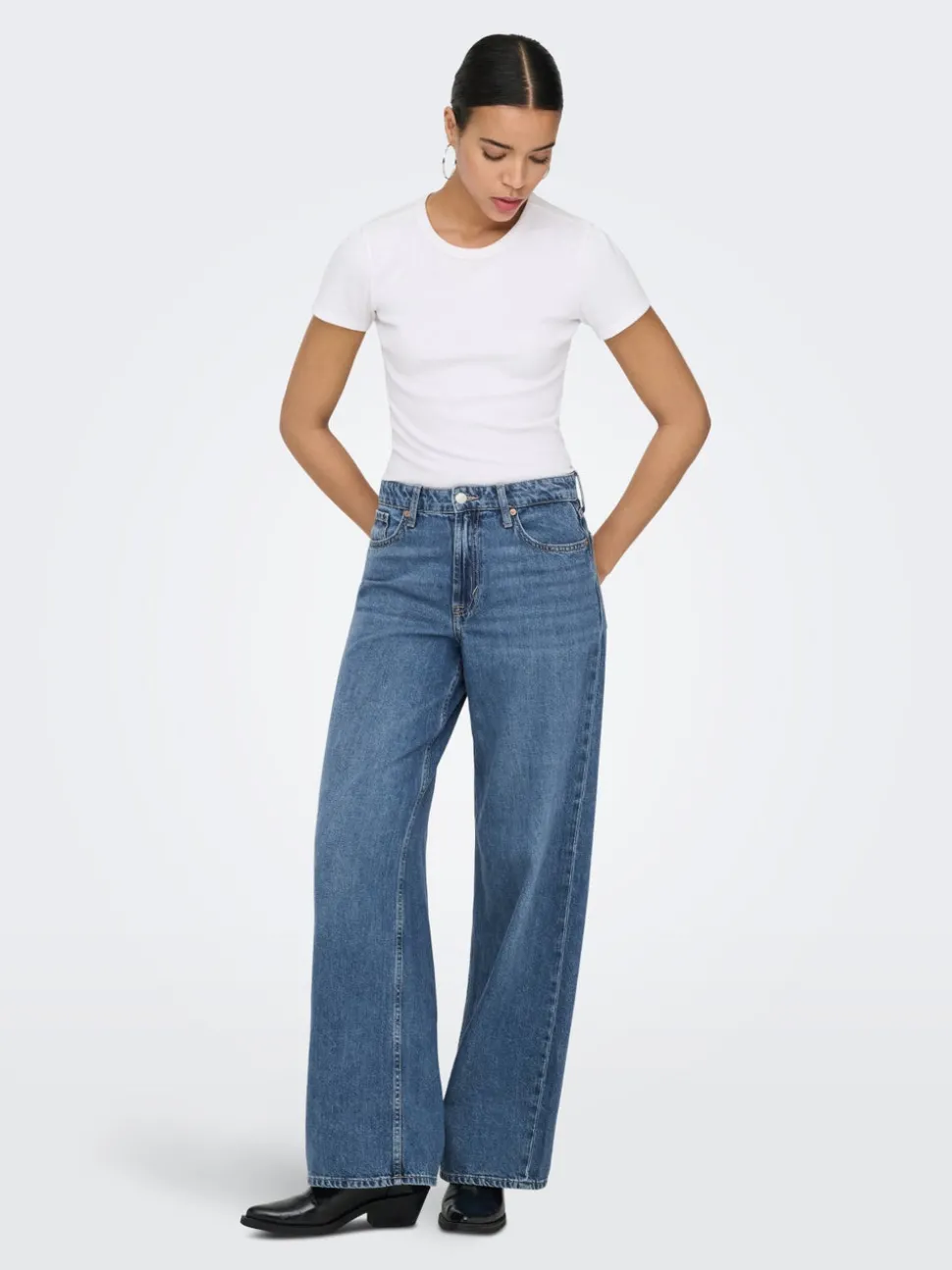 ONLSILKY Hög midja Vida ben Jeans
