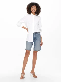 ONLSONNY Hög midja Normal passform Denimshorts