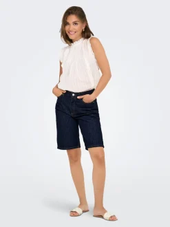 ONLSONNY Hög midja Normal passform Denimshorts