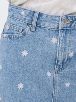 ONLSTELLA Denim Jeanskjol Kort kjol