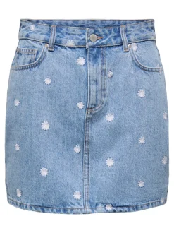 ONLSTELLA Denim Jeanskjol Kort kjol