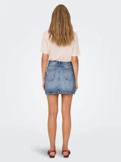 ONLSTELLA Denim Jeanskjol Kort kjol