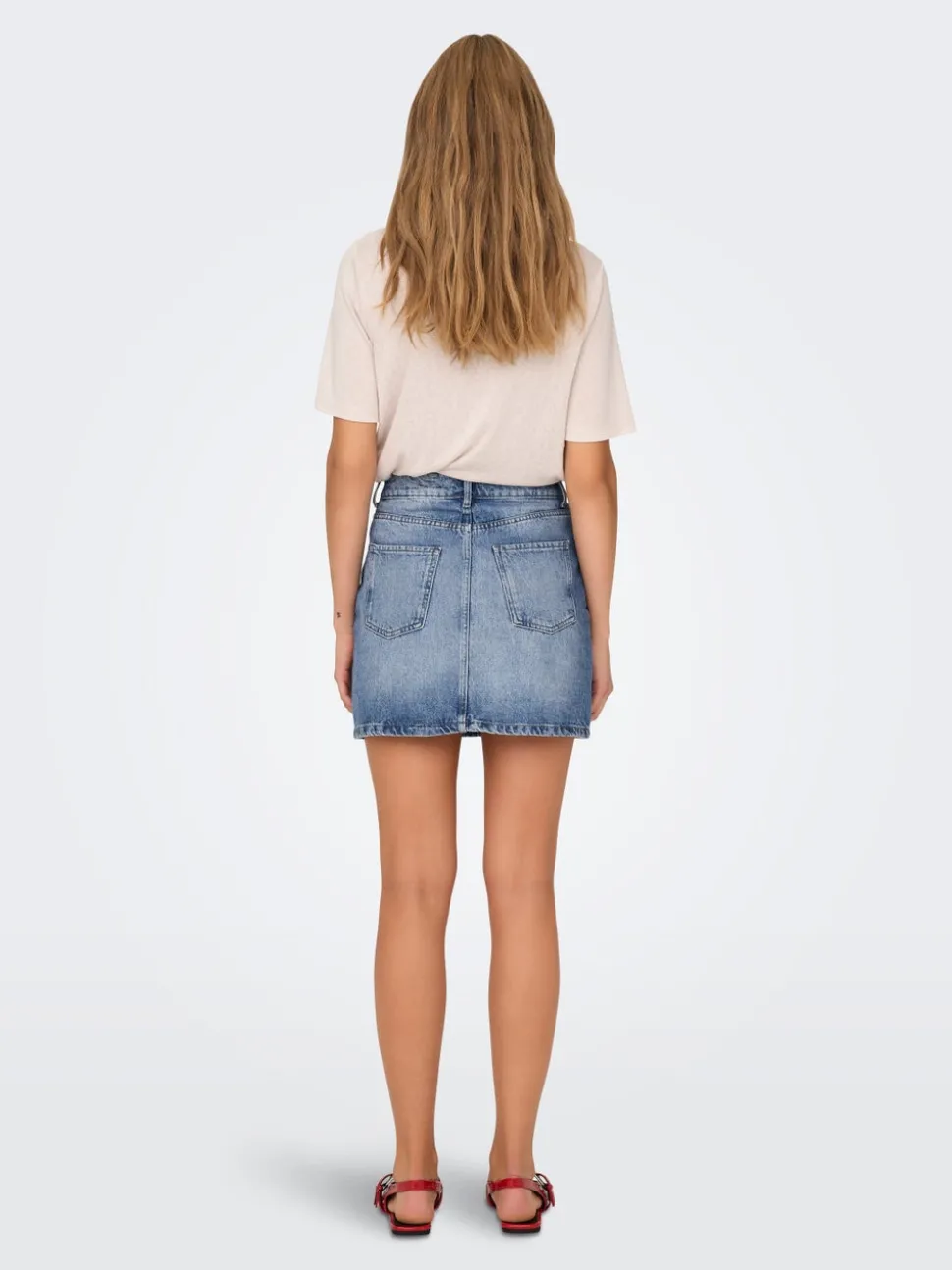 ONLSTELLA Denim Jeanskjol Kort kjol