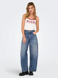 ONLTAYLOR Hög midja Barrel-passform Jeans