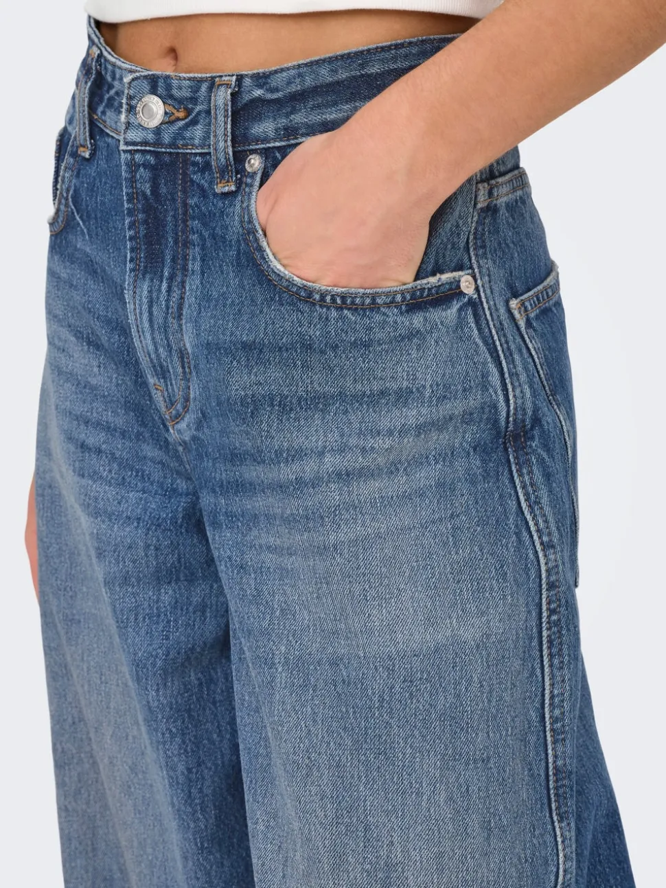 ONLTAYLOR Hög midja Barrel-passform Jeans
