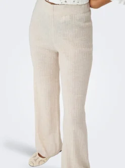 ONLTHEA Baggy Fit Stickade byxor