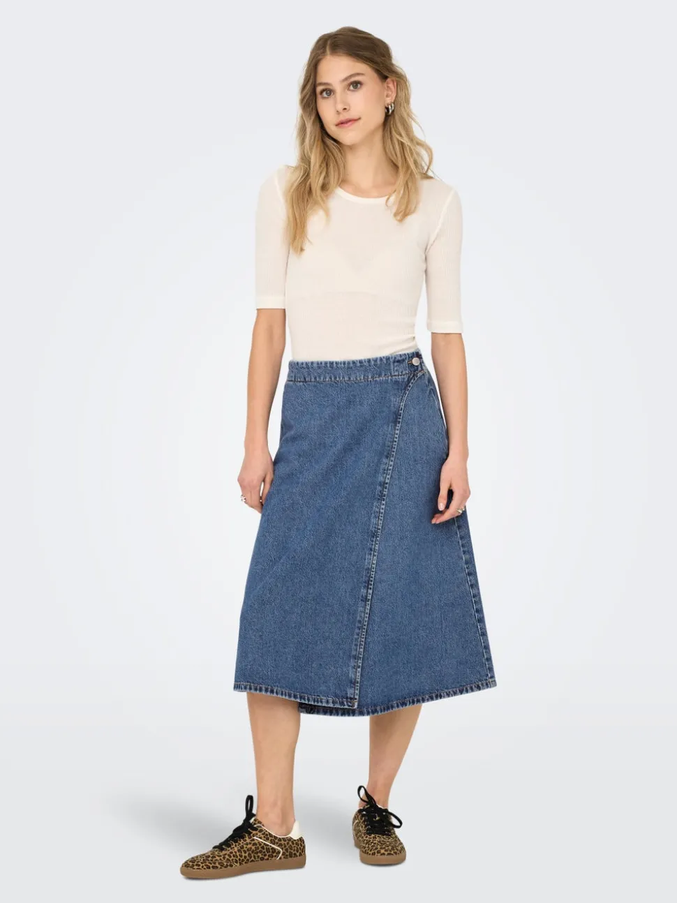 ONLTHEA Denim Jeanskjol Midikjol