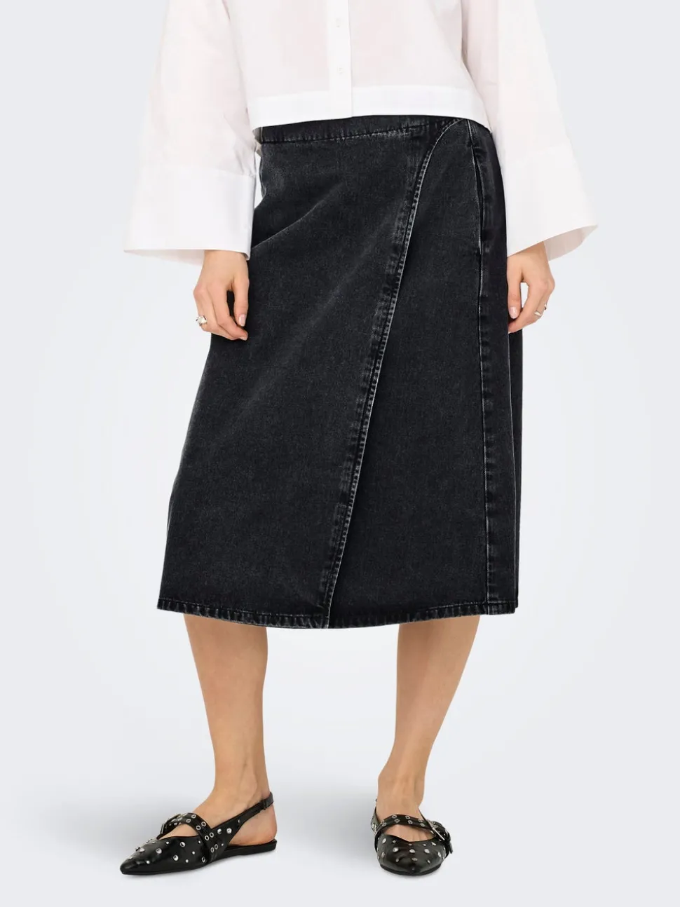 ONLTHEA Denim Jeanskjol Midikjol