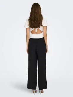 ONLTHYRA Comfort fit Byxor med vida ben