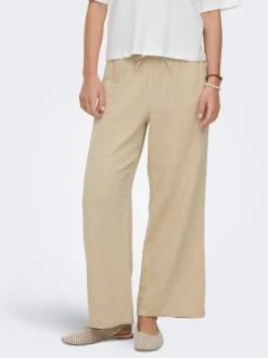 ONLTHYRA Comfort fit Byxor med vida ben