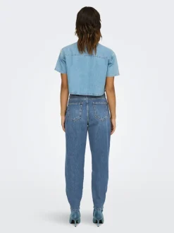 ONLTROY Hög midja Carrot Fit Ankellängd Jeans