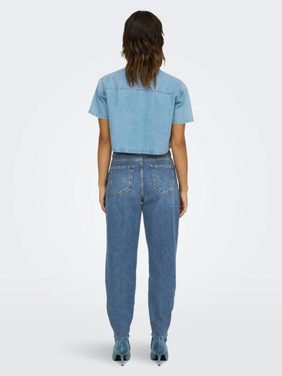 ONLTROY Hög midja Carrot Fit Ankellängd Jeans