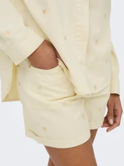 ONLVEGA Hög midja Mom Fit Shorts