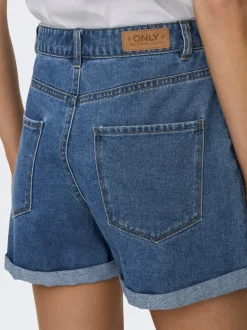 ONLVEGA Hög midja Normal passform Denimshorts