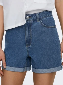 ONLVEGA Hög midja Normal passform Denimshorts