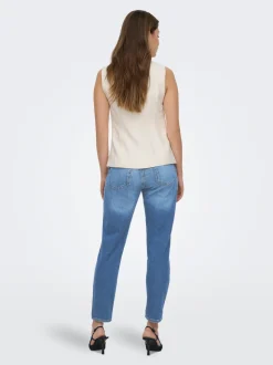 ONLVENEDA Hög midja Mom Fit Jeans