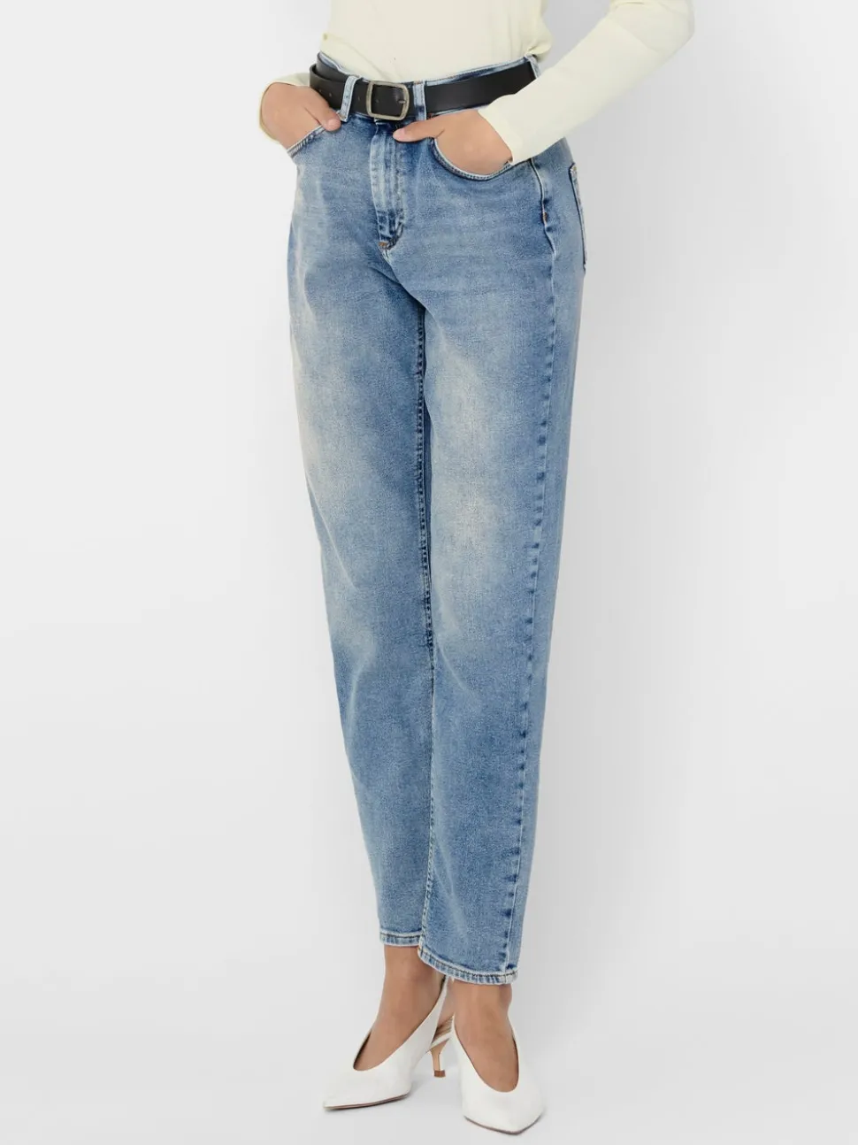 ONLVENEDA Hög midja Mom Fit Jeans