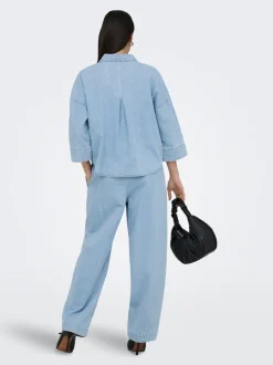 ONLVIX Medelhög midja Barrel-passform Jeans