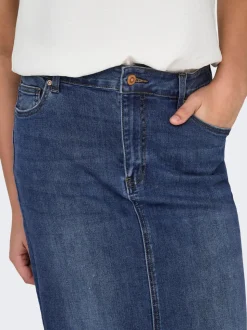 ONLWALO Denim Jeanskjol Lång kjol