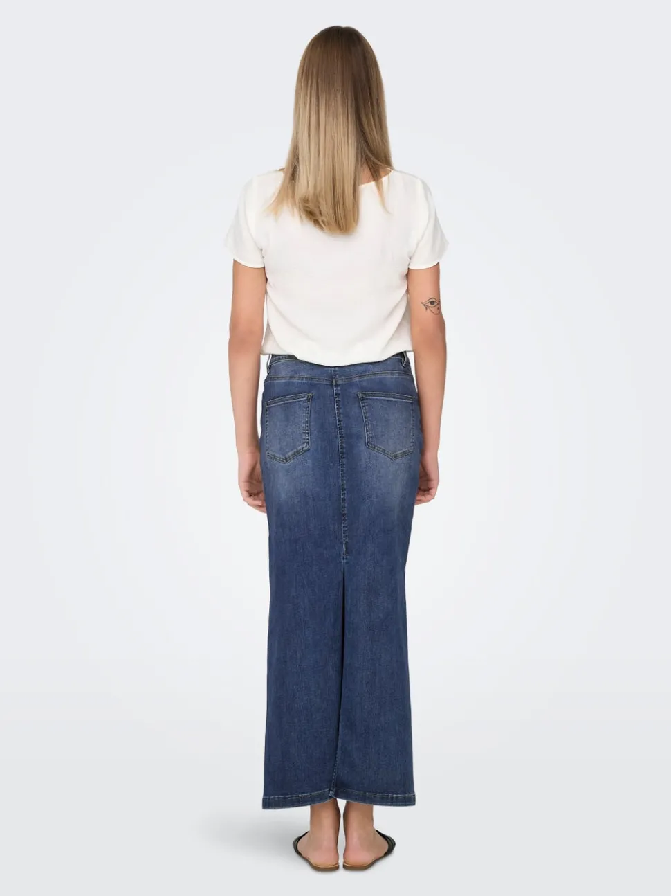 ONLWALO Denim Jeanskjol Lång kjol