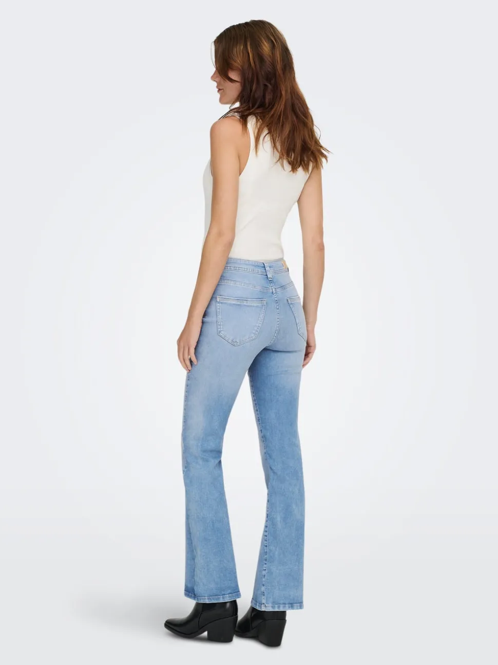 ONLWAUW Hög midja Utsvängd passform Jeans