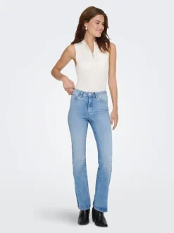 ONLWAUW Hög midja Utsvängd passform Jeans