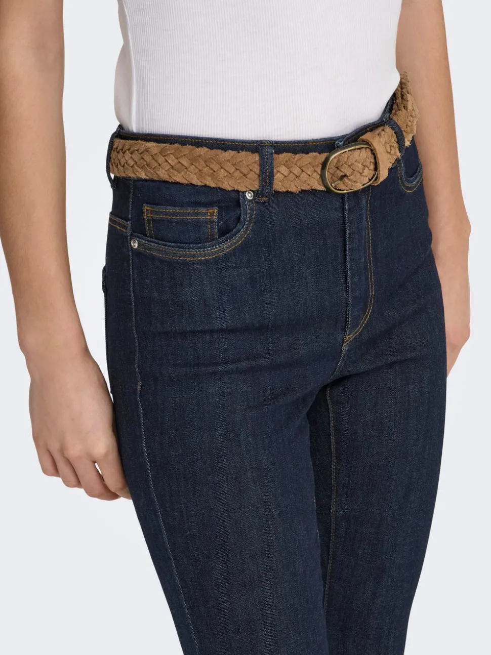 ONLWAUW Hög midja Utsvängd passform Jeans