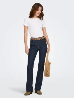 ONLWAUW Hög midja Utsvängd passform Jeans