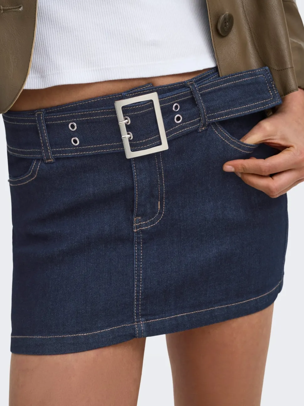 ONLWAUW Jeanskjol Minikjol