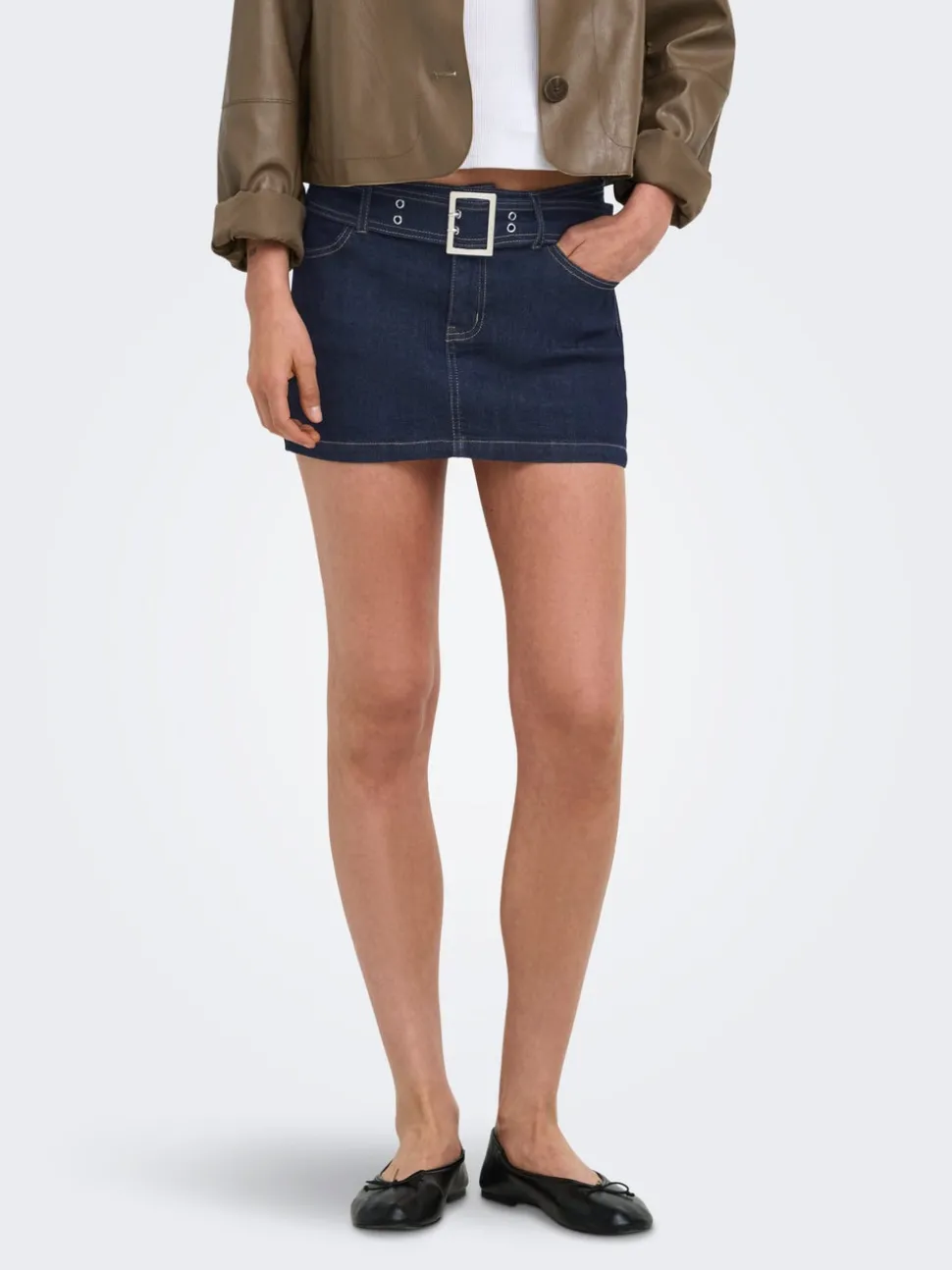 ONLWAUW Jeanskjol Minikjol