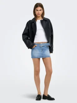 ONLWAUW Jeanskjol Minikjol