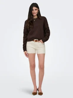 ONLWAUW Medelhög midja Normal passform Denimshorts