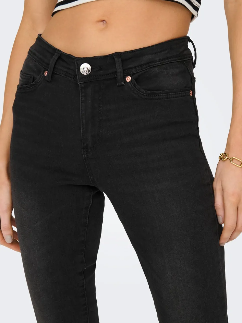 ONLWAUW Medelhög midja Skinny Fit Jeans