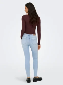 ONLWAUW Medelhög midja Skinny Fit Jeans
