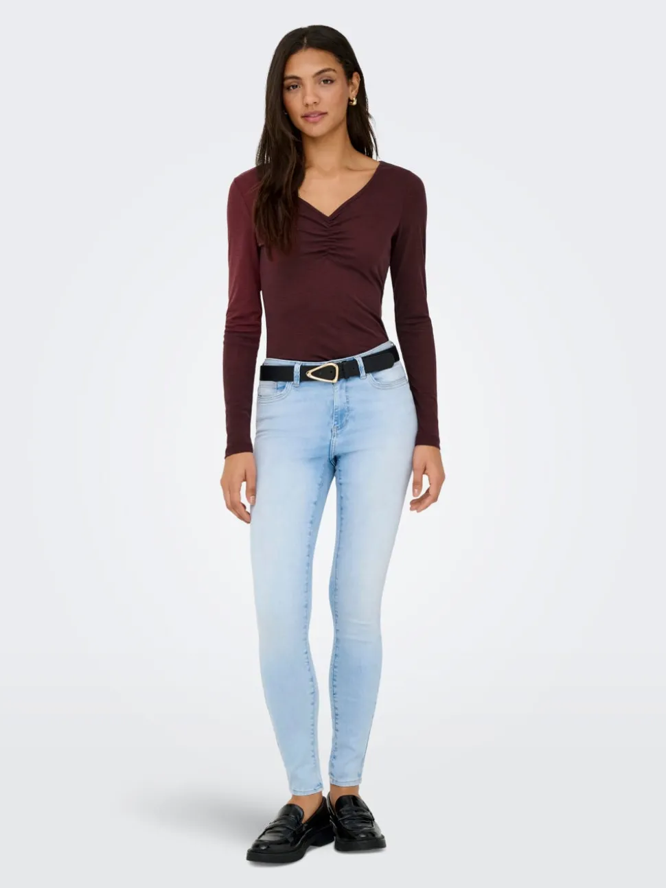 ONLWAUW Medelhög midja Skinny Fit Jeans