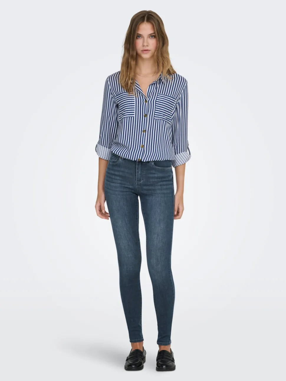 ONLWAUW Medelhög midja Skinny Fit Jeans