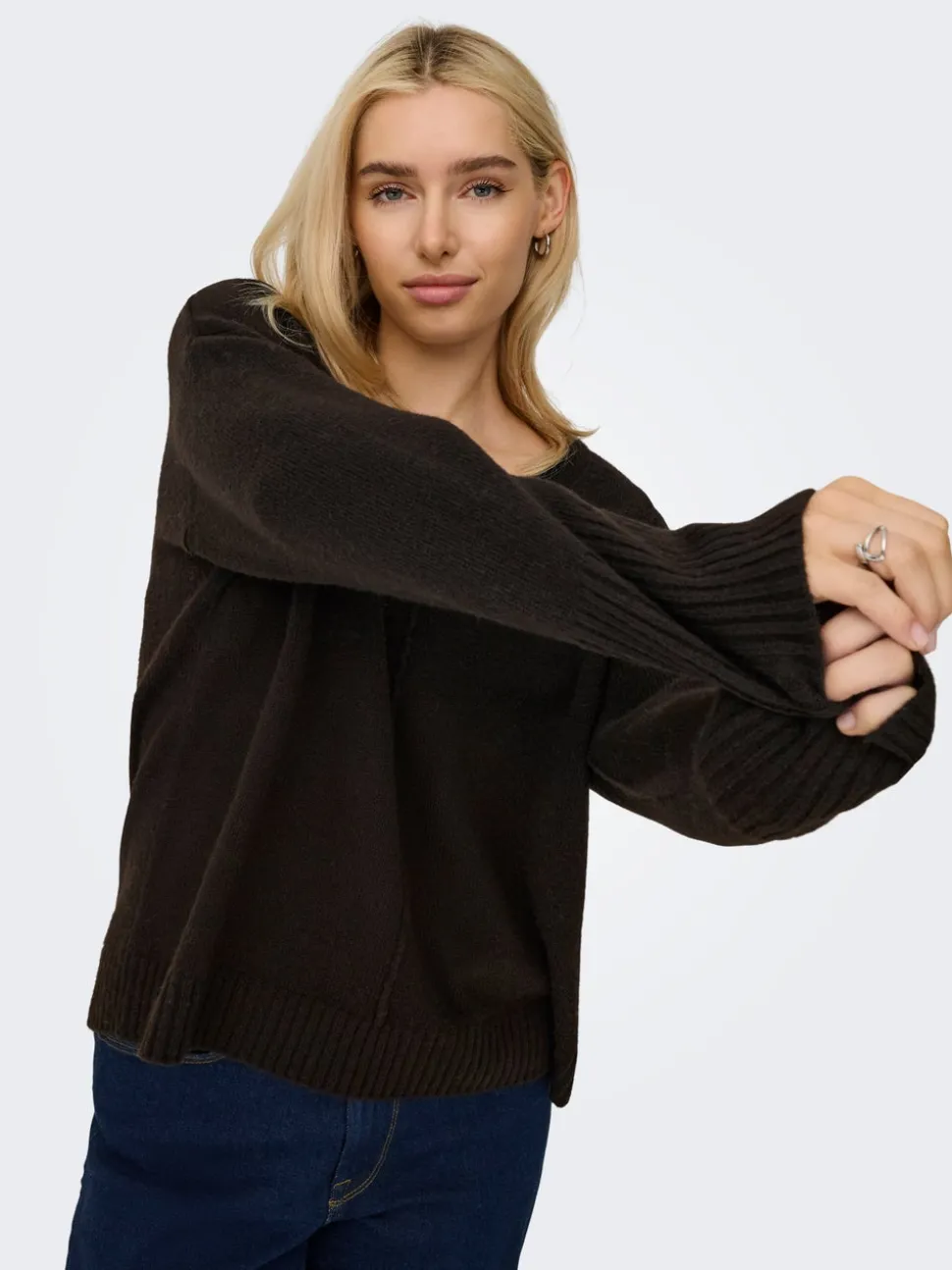 ONLWHITNEY Stickad tröja