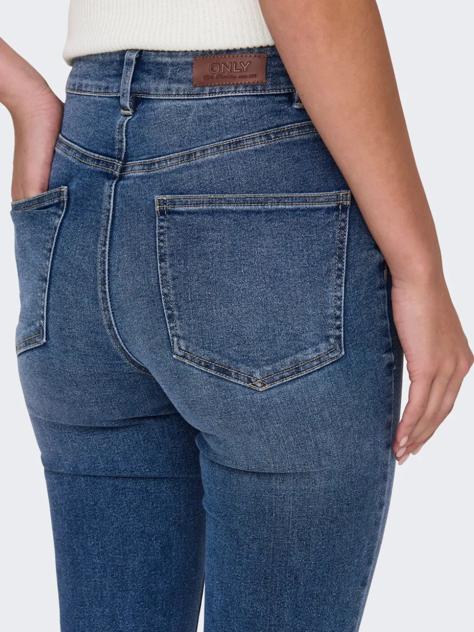 ONLWILLOW Hög midja Slim Fit Jeans