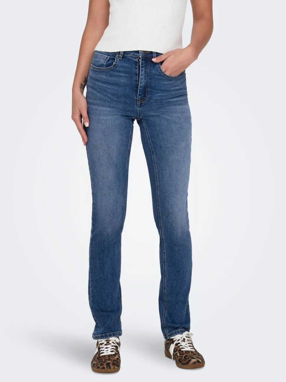 ONLWILLOW Hög midja Slim Fit Jeans