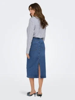 ONLWONDER Denim Jeanskjol Midikjol