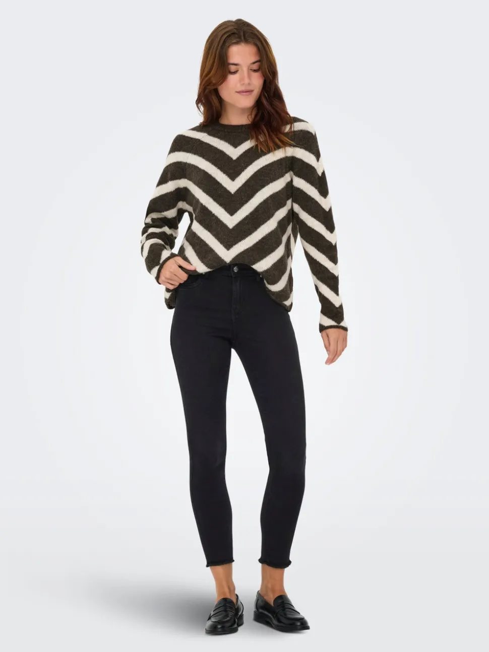 ONLWOW Medelhög midja Skinny Fit Ankellängd Jeans