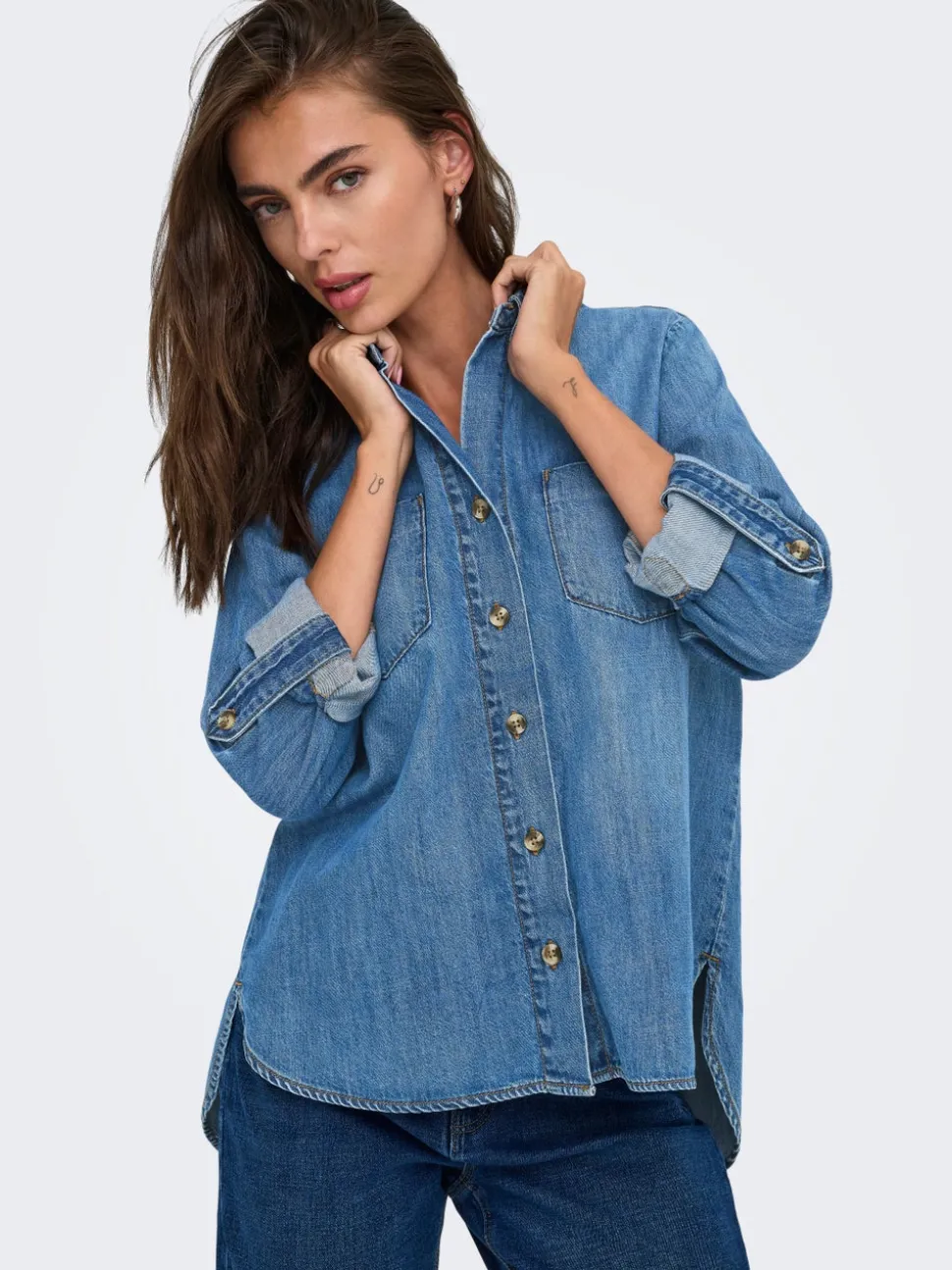 ONLYASMIN Denimskjorta