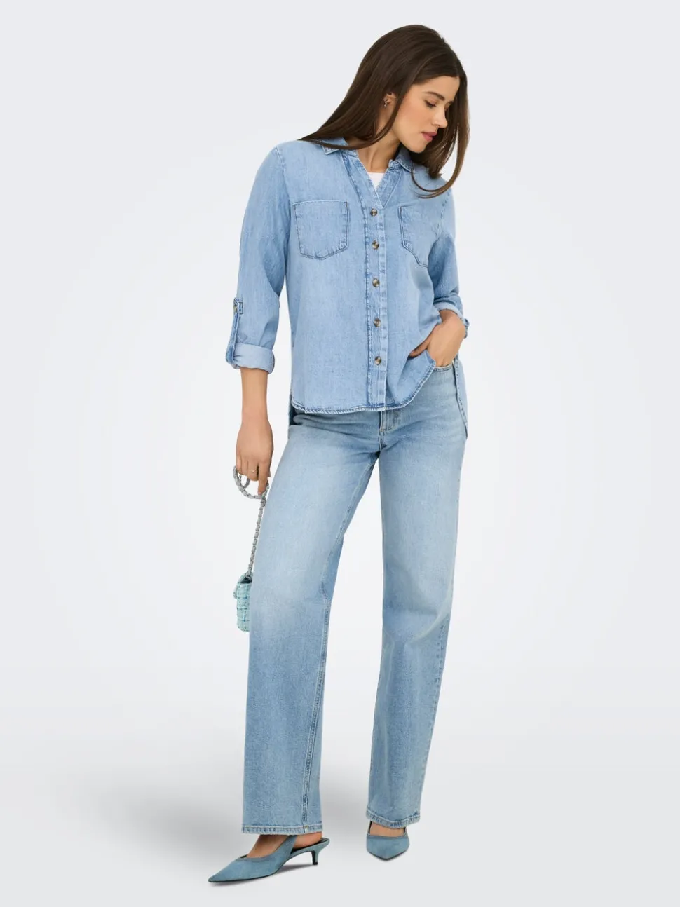 ONLYASMIN Denimskjorta